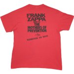 画像3: USED 80's FRANK ZAPPA フランクザッパ PORN WARS Tシャツ RED / 210228 (3)