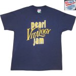 画像2: USED 90's PEARL JAM パールジャム VITALOGY バイタロジー プロモ Tシャツ NVY / 210228 (2)