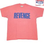 画像1: USED 90's REVENGE リベンジ サスペンス映画 Tシャツ PINK / 210316 (1)