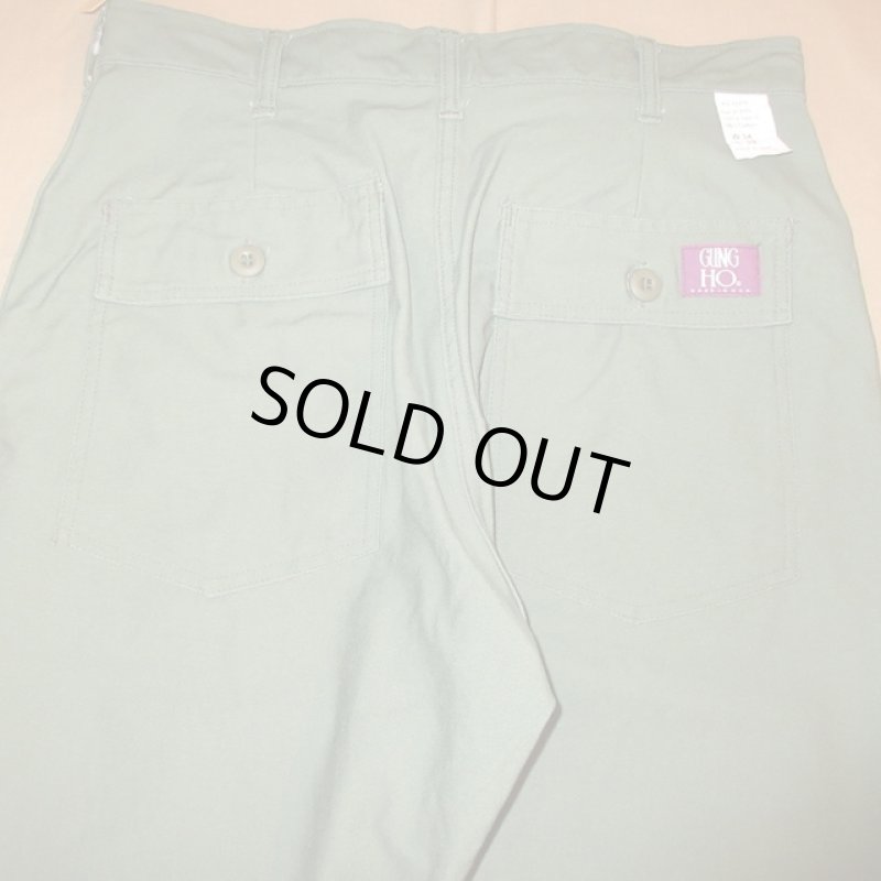 画像7: 新品 00's GUNG HO ガンホー ベイカーパンツ made in USA OLV / 210412 (7)