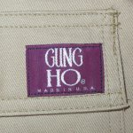 画像2: 新品 00's GUNG HO ガンホー ベイカーパンツ made in USA BEI / 210412 (2)