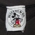 画像4: USED 90's MICKEY MOUSE ミッキーマウス ディズニー スウェット BLK /210412 (4)