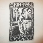 画像1: USED 80's SKINYARD スキンヤード HALLOWED GROUND TOUR Tシャツ WHT / 210418 (1)