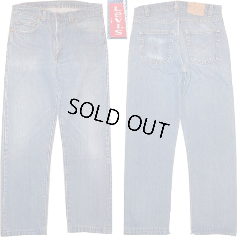 画像1: USED Levi's リーバイス 505 1983年 内股シングル デニム ジーンズ BLUE / 210331 (1)