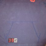 画像9: USED 00's Ralph Lauren ラルフローレン フード付き ラガーシャツ スウェット NVY /210429 (9)