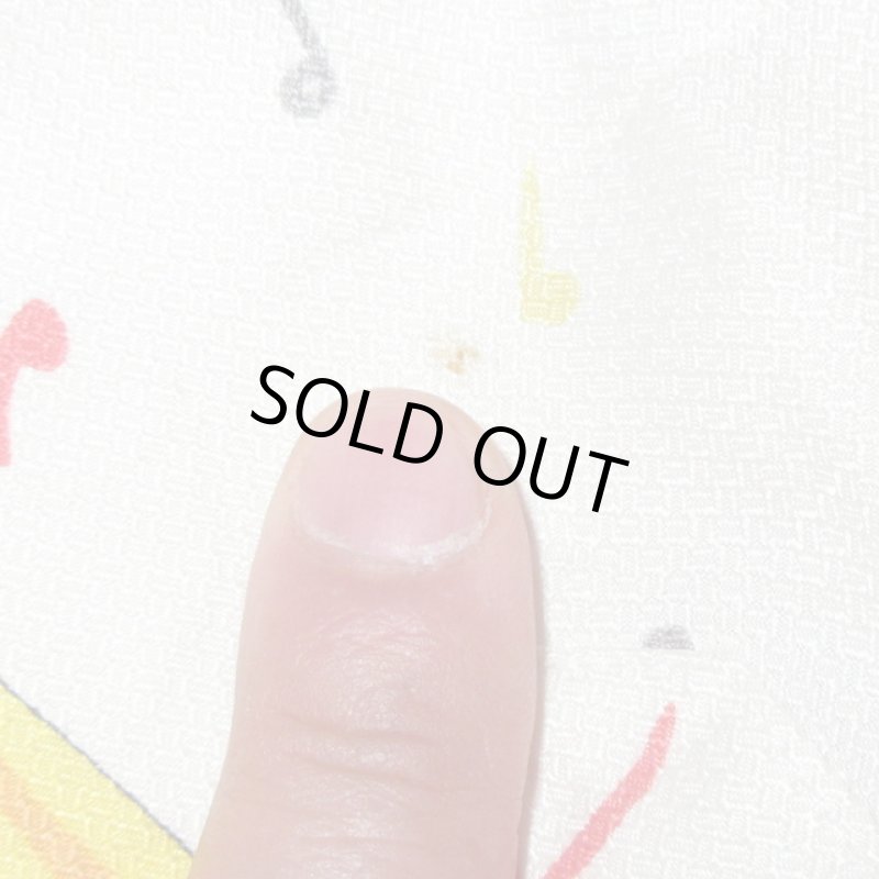 画像13: USED 90's Silversilk ジャズ総柄 シルクシャツ MIX / 210429 (13)