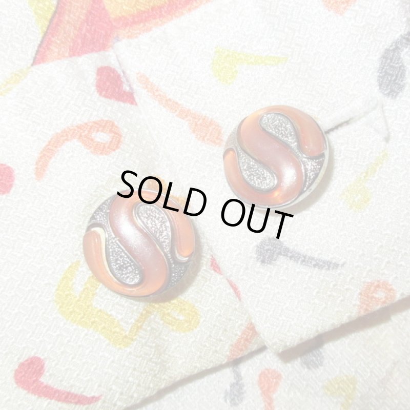 画像11: USED 90's Silversilk ジャズ総柄 シルクシャツ MIX / 210429 (11)