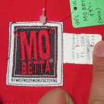 画像3: USED 90's MO' BETTA スタンドカラー デザインシャツ MIX / 210429 (3)