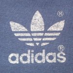 画像1: USED 80's adidas アディダス 袖ライン Tシャツ NVY / 210506 (1)