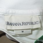画像4: USED 80's BANANA REPUBLIC バナナリパブリック 地球儀 胸ポケ Tシャツ WHT / 210506 (4)
