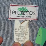 画像3: USED 80's PALMETTO'S ダブルブレスト ライダース レディース デニムジャケット NVY / 210512 (3)