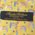 画像3: USED 00's BROOKS BROTHERS ブルックスブラザーズ シルク ネクタイ made in USA / 210512 (3)
