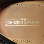 画像3: USED 70's JOHNSTON&MURPHY ジョンストン＆マーフィー ウイングチップ レザーシューズ made in USA BLK / 210515 (3)