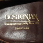 画像3: USED 80's BOSTONIAN ボストニアン レザーシューズ made in USA WINE / 210515 (3)