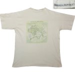 画像2: USED 80's BANANA REPUBLIC バナナリパブリック 地球儀 胸ポケ Tシャツ WHT / 210506 (2)