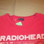 画像7: USED 90's 00's RADIOHEAD レディオヘッド W.A.S.T.E. 長袖 Tシャツ RED / 210524 (7)