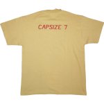 画像3: DEADSTOCK 90's CAPSIZE7 キャップサイズ7 インディーロック Tシャツ BEI / 210610 (3)