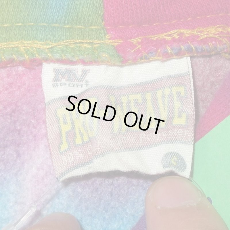 画像3: USED 00's MV SPORT タイダイ染め スウェットパーカ MIX /210616 (3)