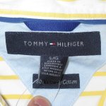 画像3: USED 00's TOMMY HILFIGER トミーヒルフィガー クレイジーパターン ストライプ 長袖シャツ MIX / 210615 (3)