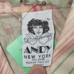 画像3: USED 70's ANDY アンディ ヒッピー柄 化繊 半袖シャツ MIX / 210620 (3)