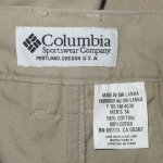 画像4: USED 90's Columbia コロンビア BSA刺繍 サファリショーツ BEI / 210622 (4)