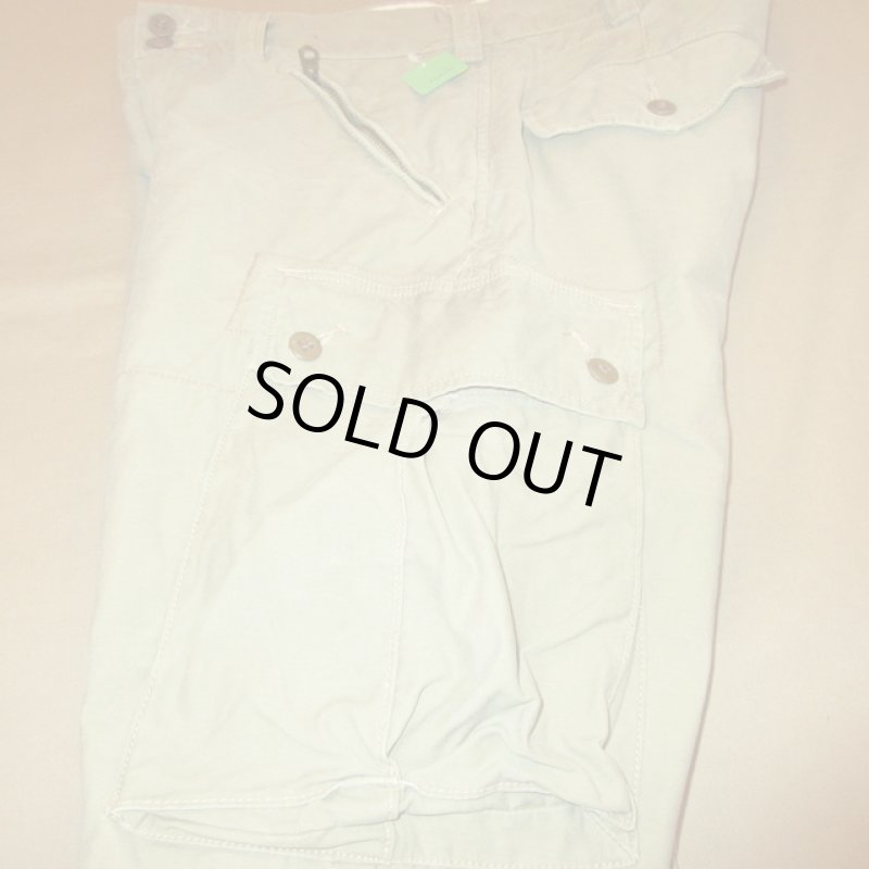 画像9: USED 00's Ralph Lauren ラルフローレン ミリタリー カーゴパンツ スリム KHA / 210630 (9)