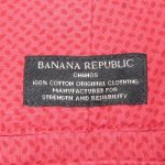画像3: USED 00's BANANA REPUBLIC バナナリパブリック 総柄 チノパン RED / 210630 (3)