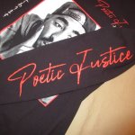 画像4: USED 00's 2PAC Poetic Justice ポエティックジャスティス 映画 長袖 Tシャツ BLK / 210701 (4)