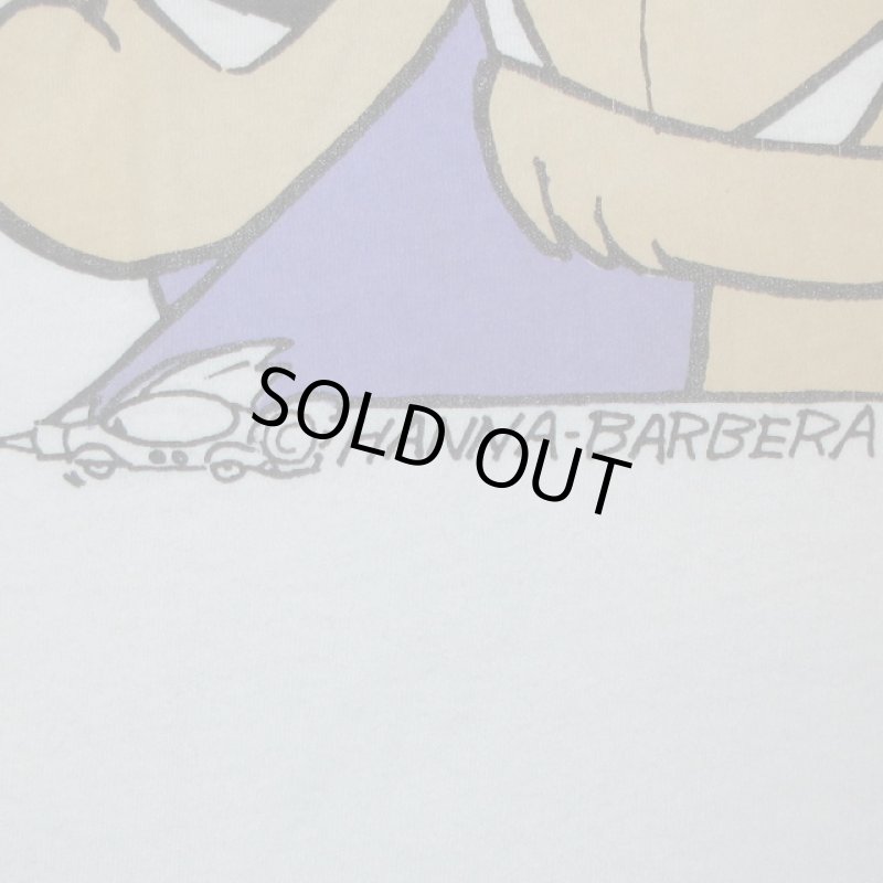 画像4: USED 80's WACKY RACE チキチキマシン猛レース ハンナバーベラ Tシャツ WHT / 210707 (4)