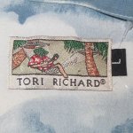 画像3: USED 90's TORI RICHARD トリリチャード パネル柄 アメ車 レーヨン ハワイアン アロハシャツ MIX / 210708 (3)