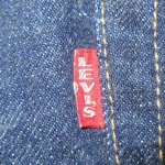 画像4: USED 60's LEVI'S リーバイス 502 ビッグE SCOVILジップ デニム カットオフショーツ 濃紺 / 210713 (4)