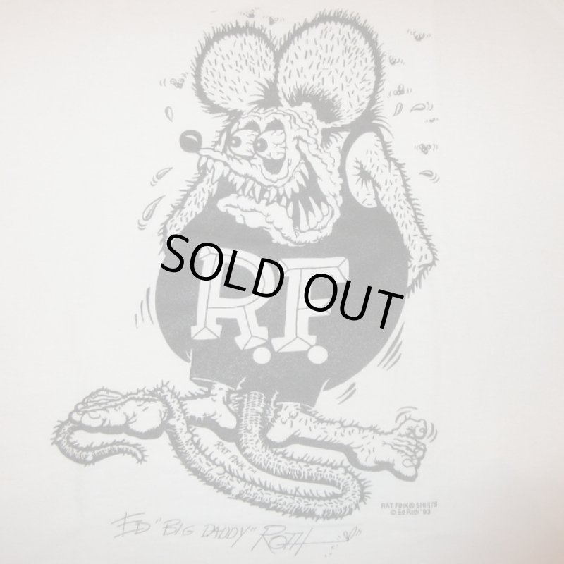 画像3: 古着 00's RATFINK ラットフィンク エドロス タンクトップ WHT / 210731 (3)