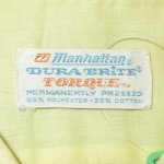 画像5: USED 70's MANHATTAN シュライナー チェーンステッチ刺繍 半袖シャツ YEL / 210802 (5)