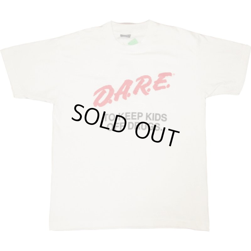 画像2: USED 90's D.A.R.E. フリーメイソン Tシャツ WHT / 210720 (2)