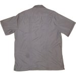 画像2: USED 00's YUCATAN カラー刺繍 キューバシャツ GUN / 210802 (2)