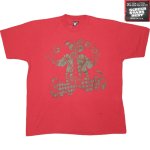 画像2: USED 90's ピエロ 金プリント Tシャツ RED / 210720 (2)