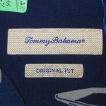 画像5: USED 00's Tommy Bahama トミーバハマ 楽器柄 レーヨン アロハシャツ NVY / 210809 (5)