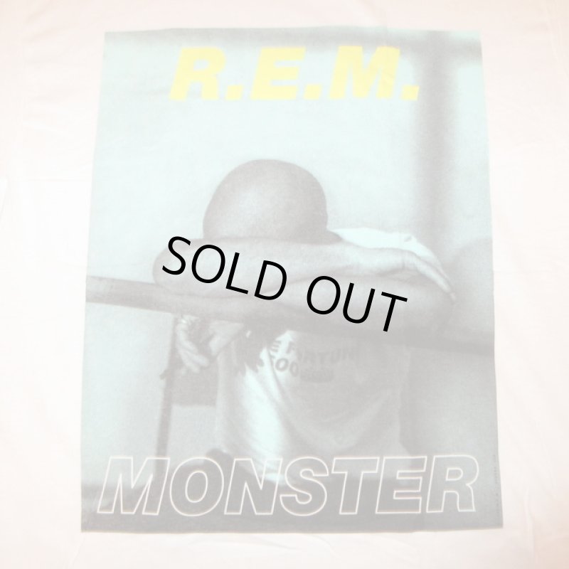 画像1: DEADSTOCK 90's REM MONSTER フォト Tシャツ WHT / 210812 (1)