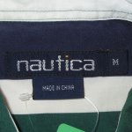 画像3: USED 90's NAUTICA ノーティカ マルチストライプ 長袖シャツ MIX / 210826 (3)