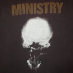 画像1: USED 90's MINISTRY ミニストリー インダストリアルメタル Tシャツ BLK  / 210901 (1)