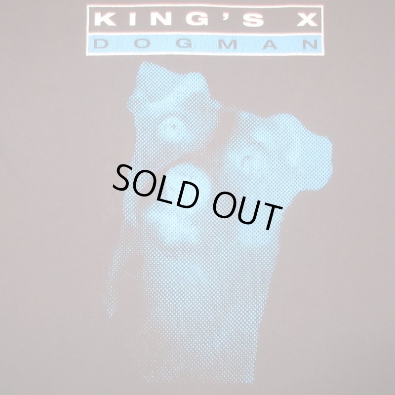 画像1: USED 90's KING'S X キングスX DOGMAN TOUR Tシャツ BLK  / 210901 (1)