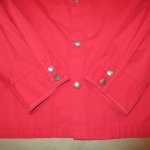 画像7: USED 70's UNKNOWN ワッペンカスタム シャツジャケット RED / 210908 (7)