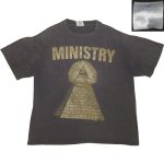 画像2: USED 90's MINISTRY ミニストリー Psalm 69 ヤハウェの眼 Tシャツ BLK  / 210901 (2)