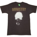 画像2: USED 90's MINISTRY ミニストリー インダストリアルメタル Tシャツ BLK  / 210901 (2)