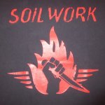 画像1: USED 00's SOIL WORK ソイルワーク STABBING THE DRAMA TOUR Tシャツ BLK / 210927 (1)
