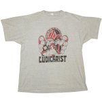 画像2: USED 80's LUDICHRIST ルーディクライスト MOST PEOPLE ARE DICKS Tシャツ GRY / 211006 (2)