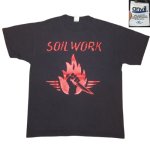 画像2: USED 00's SOIL WORK ソイルワーク STABBING THE DRAMA TOUR Tシャツ BLK / 210927 (2)