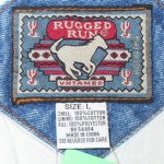 画像3: USED 90's RUGGED RUN ラギッドラン デニムベスト BLUE / 211011 (3)