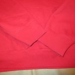画像10: USED 00's RALPH LAUREN ラルフローレン 胸刺繍ロゴ スウェットパーカ RED / 211015 (10)