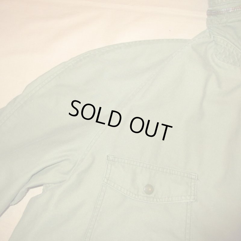 画像4: USED 60's USAF アメリカ空軍 ミリタリー フィールドジャケット パーカ OLV  / 211025 (4)